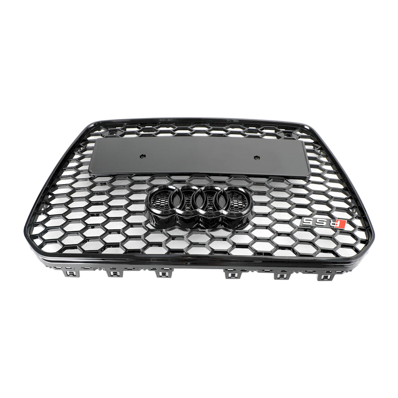 RS5-stil sekskantgitter foran støtfangergrill egnet for Audi A5 S5 B8.5 2013-2016