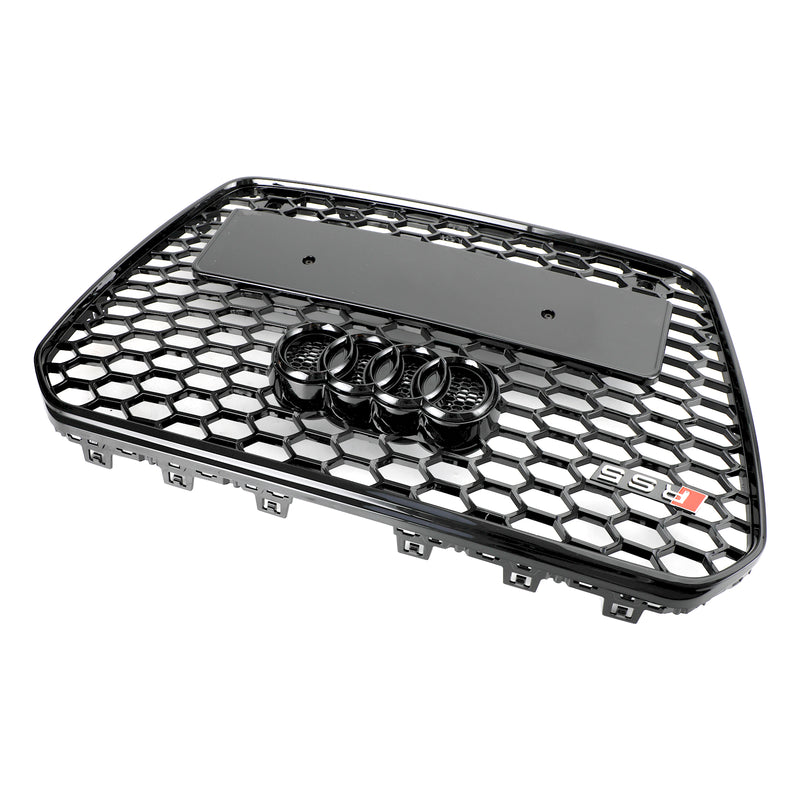 RS5-stil sekskantgitter foran støtfangergrill egnet for Audi A5 S5 B8.5 2013-2016