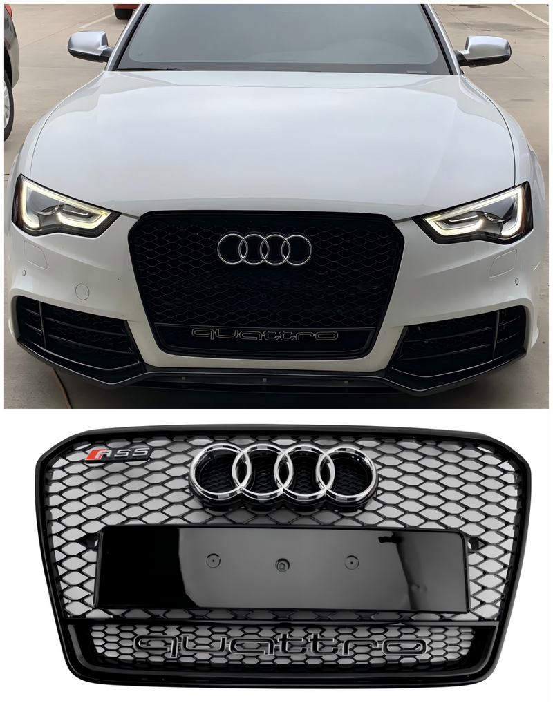 2013-2016 Audi A5 S5 B8.5 Sechseck-Grill + Frontstoßstange im RS5-Look