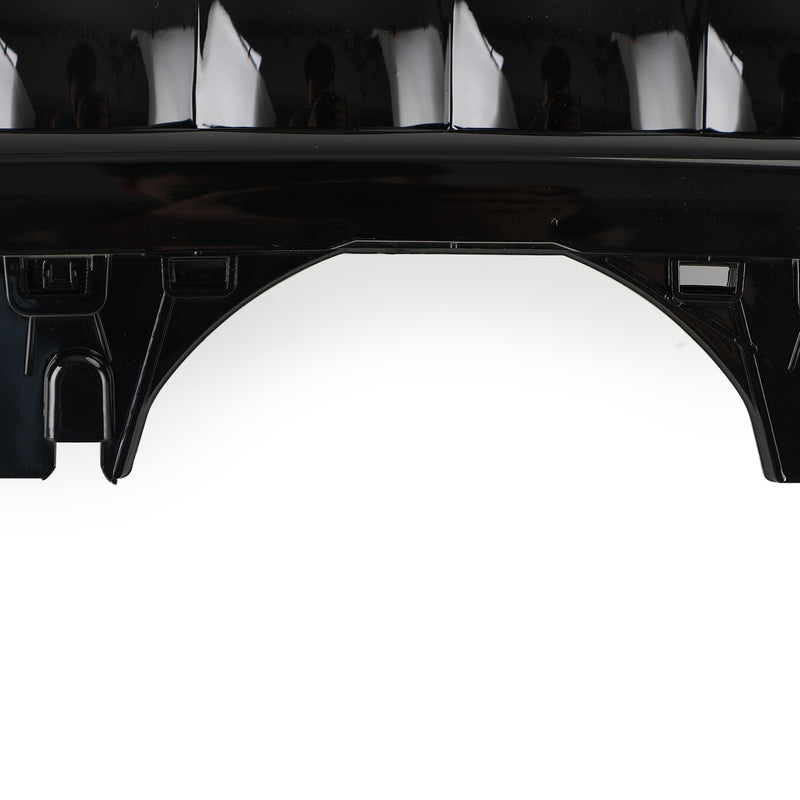 Grade dianteira esportiva estilo favo de mel RS5 para Audi A5 S5 B9 2017-2019 preto brilhante