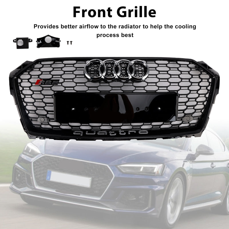2017–2019 Audi A5 S5 B9 RS5 Style Sport Front Wabengrill
