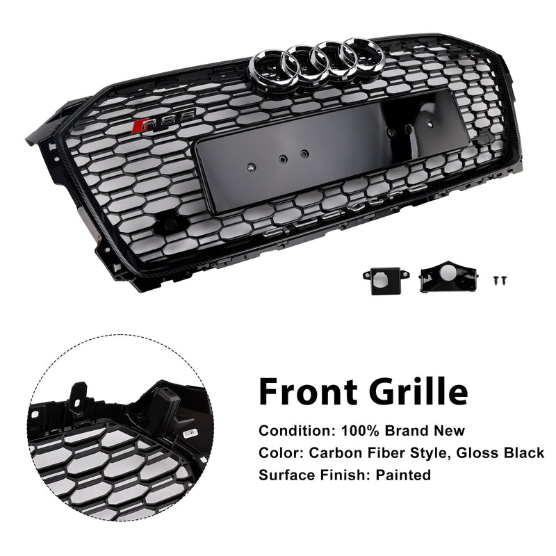 2017–2019 Audi A5 S5 B9 RS5 Style Sport Front Wabengrill