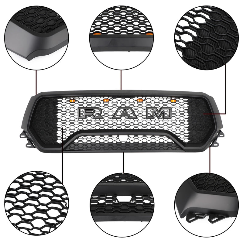 TRX Style LED-bikakemönster framgrill passar till Dodge Ram 1500 2019-2022
