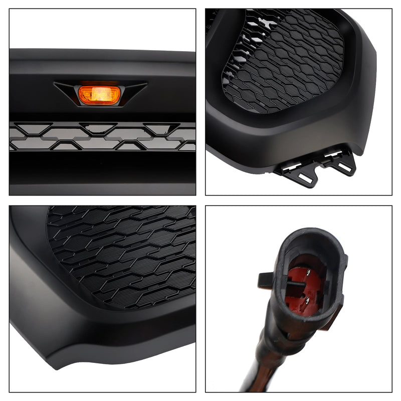 2019–2024 Dodge Ram 1500 Schwarzer Frontgrill in Wabenform für die obere Motorhaube