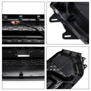 2019–2024 Dodge Ram 1500 Schwarzer Frontgrill in Wabenform für die obere Motorhaube