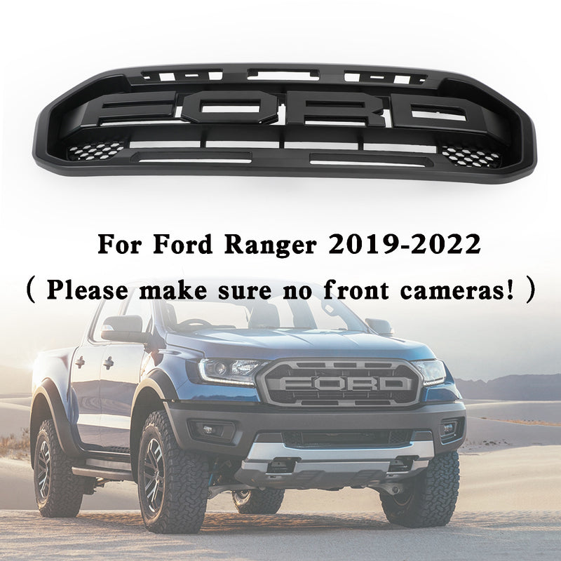 Raptor Style etupuskurin säleikkö Ford Ranger 2019-2023 musta