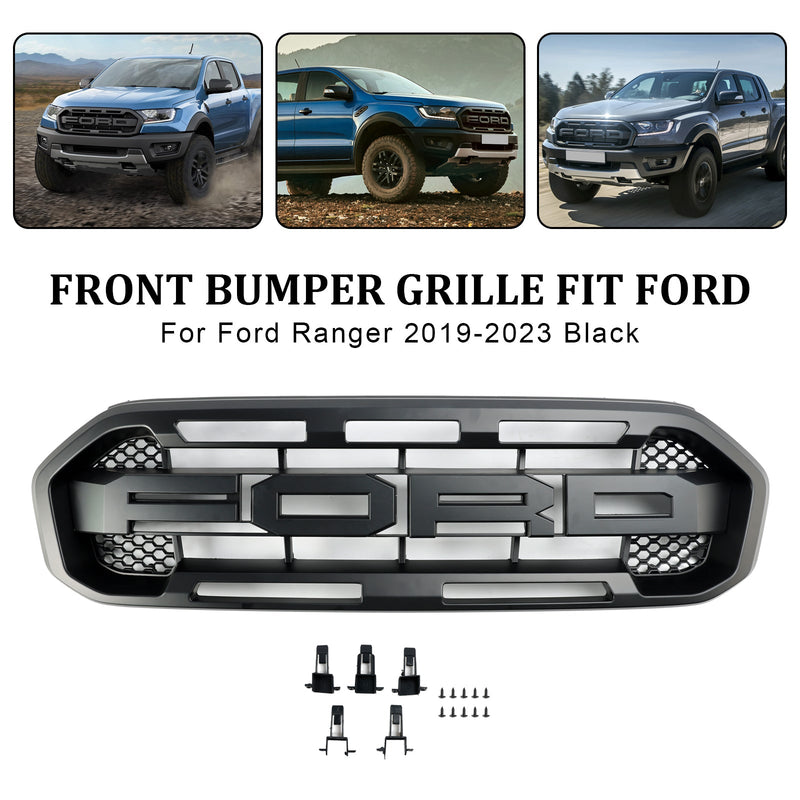 2019-2023 Ford Ranger Black Raptor Style frontkofangergitter