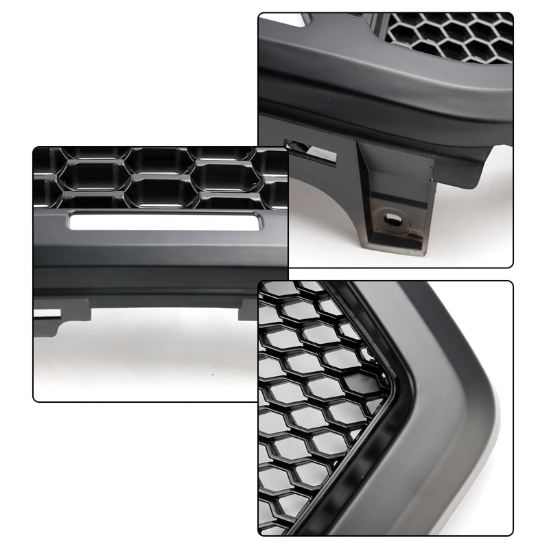 2019–2023 Ford Ranger T8 Musta etukerroksen baarigrilli LED-valolla