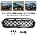 2019-2023 Ford Ranger T8 Etukerroksen baarigrilli, musta, LED-valolla