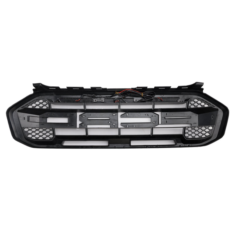 Raptor Style Frontstoßstangengrill Grille Fit Ford Ranger 2019-2023 Schwarz