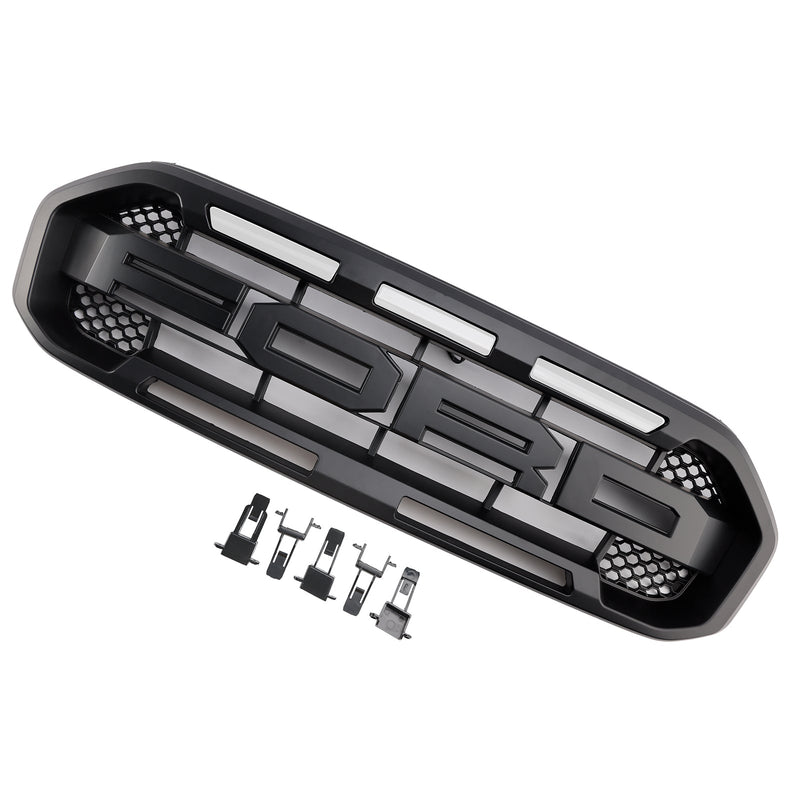 Raptor Style Frontstoßstangengrill Grille Fit Ford Ranger 2019-2023 Schwarz
