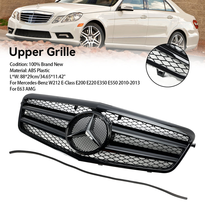 2010-2013 Mercedes Benz E-klass W212 E350 E550 främre stötfångargrill