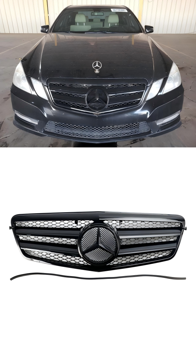2010-2013 Mercedes Benz E-luokka W212 E350 E550 etupuskurin säleikkö