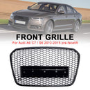 2012-2015 Audi A6 C7 S6 RS6 stil honeycomb grill for støtfanger foran