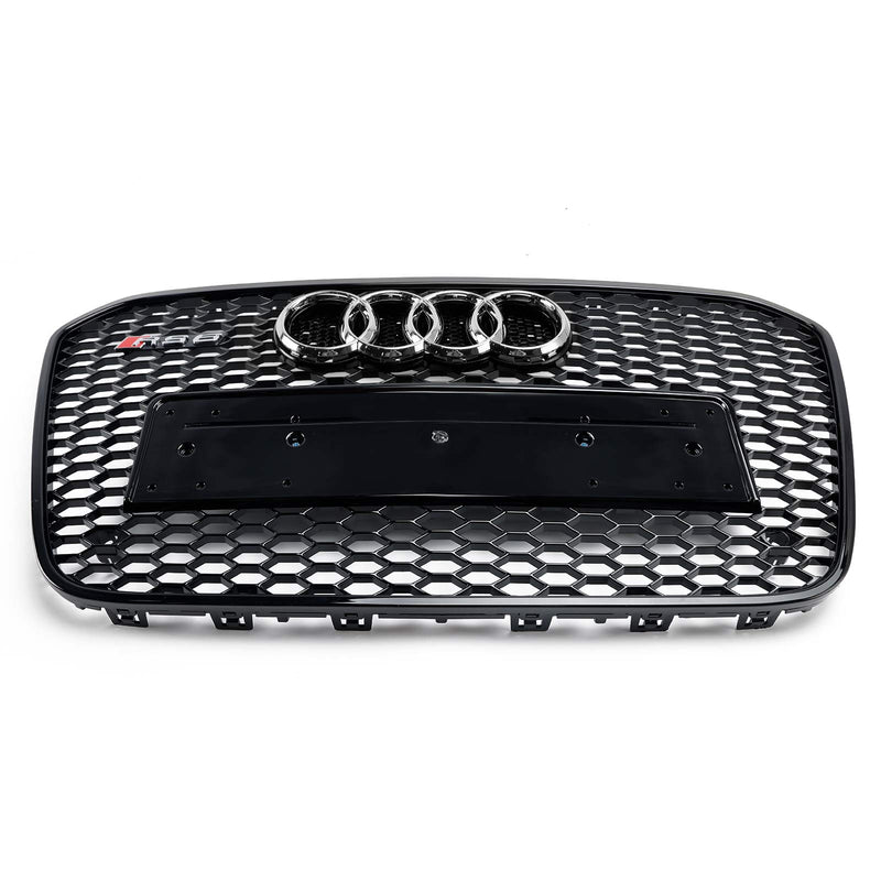 2012-2015 Audi A6 C7 S6 RS6 stil honeycomb grill for støtfanger foran