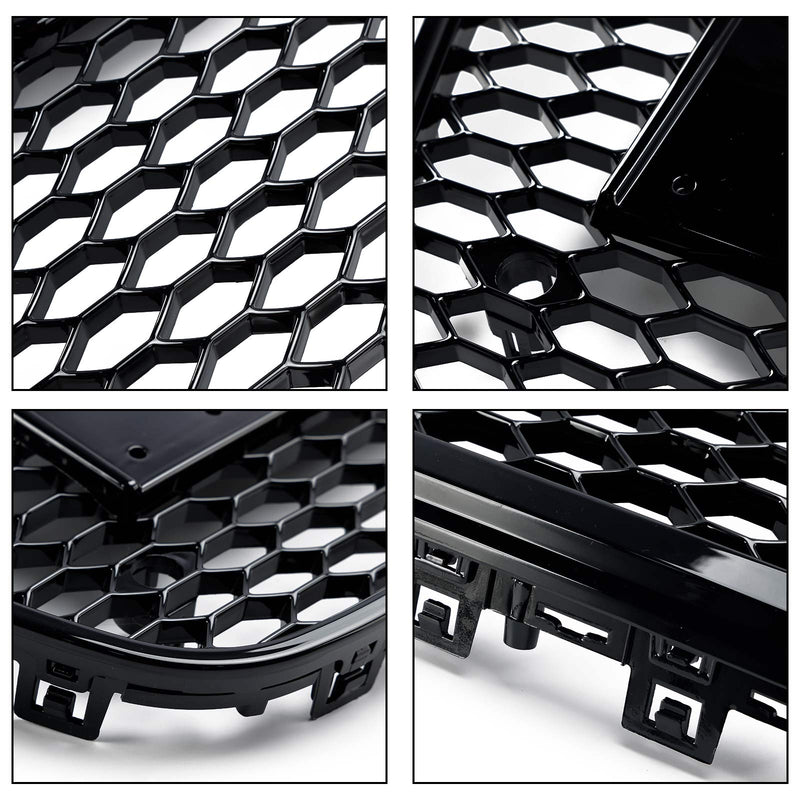 2012-2015 Audi A6 C7 S6 RS6 stil honeycomb grill for støtfanger foran