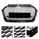 2017-2019 Audi A3 8V RS3 Style Honeycomb Mesh Front Bumper Grill Svart