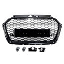 2017-2019 Audi A3 8V RS3 Style Honeycomb Mesh Front Bumper Grill Svart