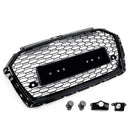 2017-2019 Audi A3 8V RS3 Style Honeycomb Mesh Front Bumper Grill Svart
