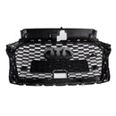 2017–2019 Audi A3 S3 W/ACC RS3 Style Waben-Kühlergrill, Schwarz