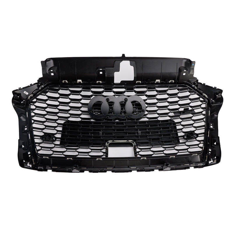 2017–2019 Audi A3 S3 W/ACC RS3 Style Waben-Kühlergrill, Schwarz