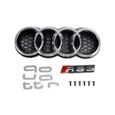 2017–2019 Audi A3 S3 W/ACC RS3 Style Waben-Kühlergrill, Schwarz