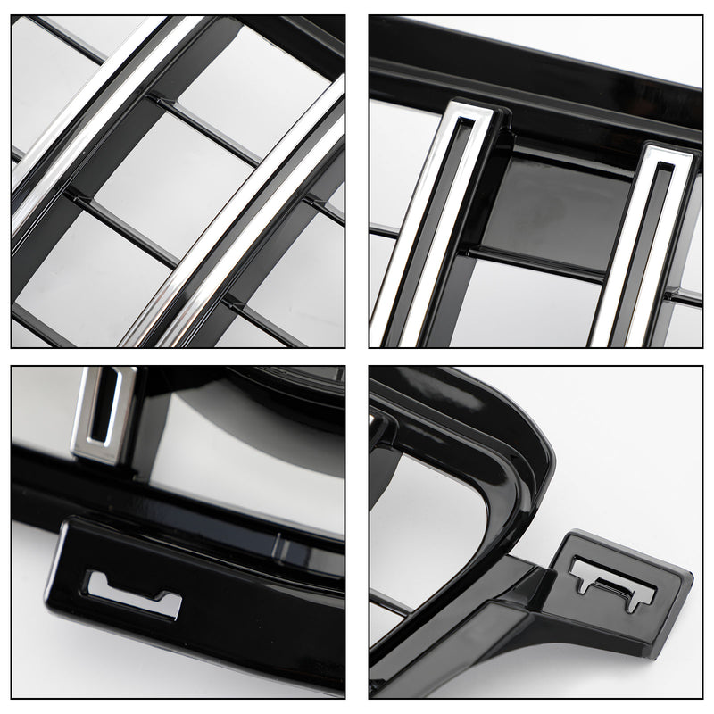 Kromi musta etusäleikkö GTR Style Mercedes-Benzille W166 ML350/400/550 (2012–2015)