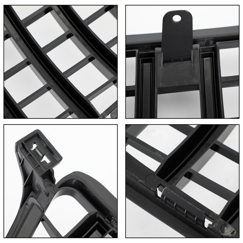 Kromi musta etusäleikkö GTR Style Mercedes-Benzille W166 ML350/400/550 (2012–2015)