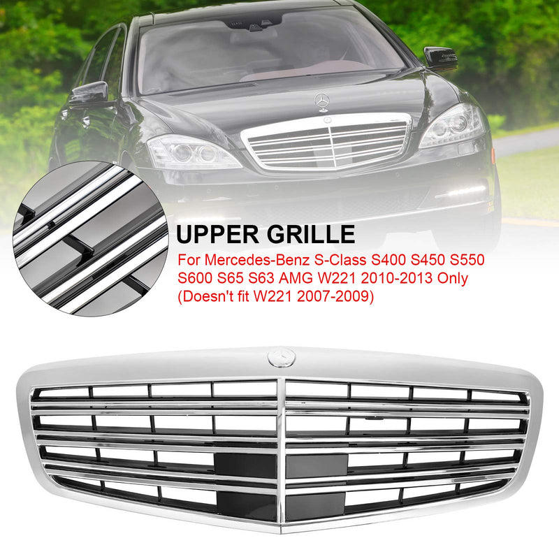 AMG-stil frontgrill för Mercedes Benz S-klass W221 S550 S600 S63 S65