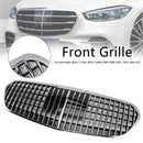 2021–2023 Mercedes Benz S-Klasse W223 S480 S580 S680 + Chrom-Frontgrill mit ACC