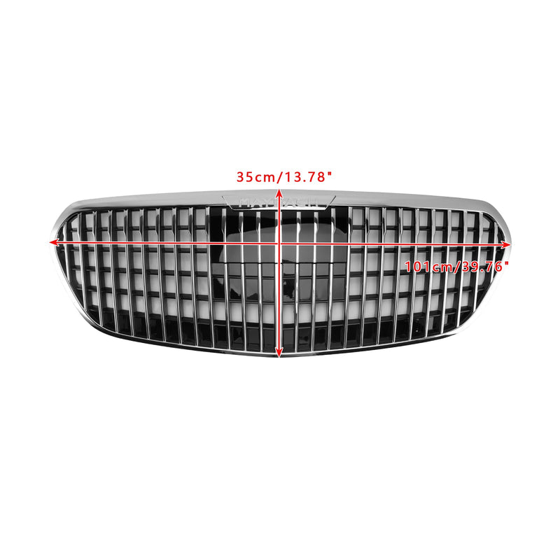 2021–2023 Mercedes Benz S-Klasse W223 S480 S580 S680 + Chrom-Frontgrill mit ACC