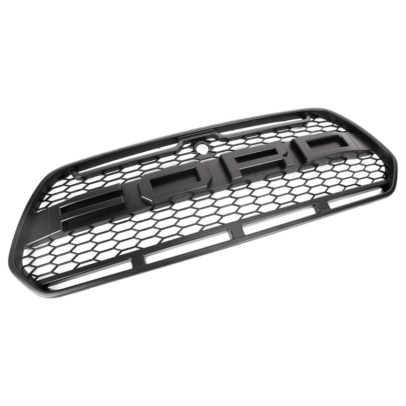 Matt Black Front Bumper Grille Grill Fit Ford Transit MK8 2015-2018 Raptor