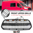 Mattschwarzer Kühlergrill vorne mit LED Passend für Ford Transit MK8 2015-2018 Raptor