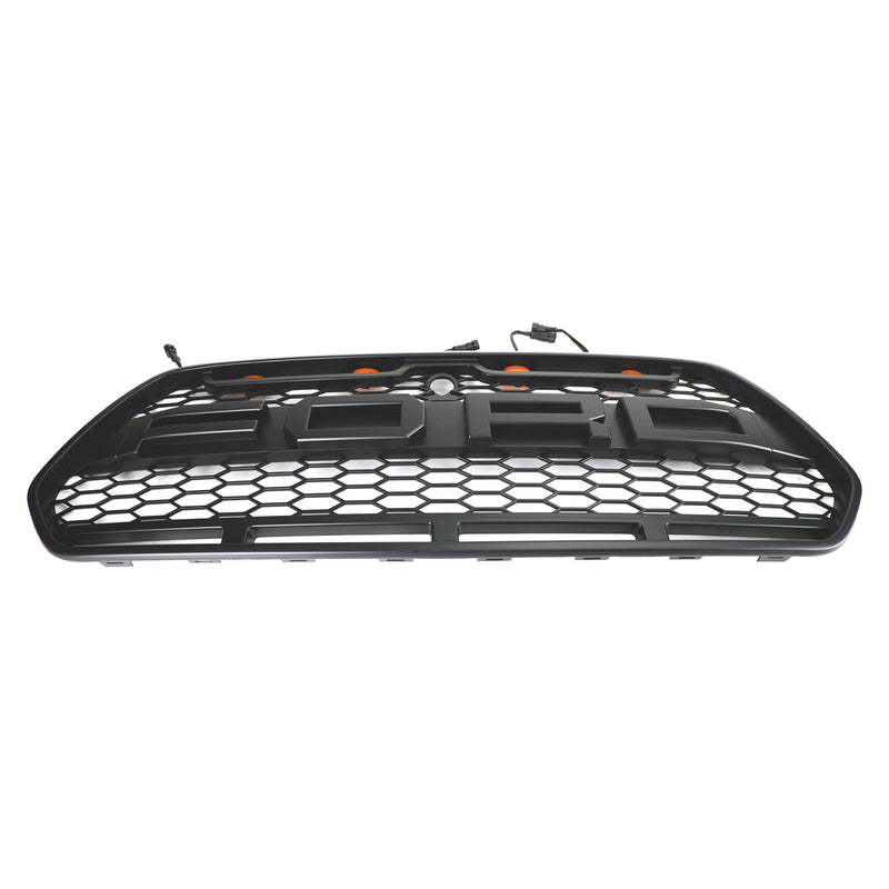 Mattschwarzer Kühlergrill vorne mit LED Passend für Ford Transit MK8 2015-2018 Raptor