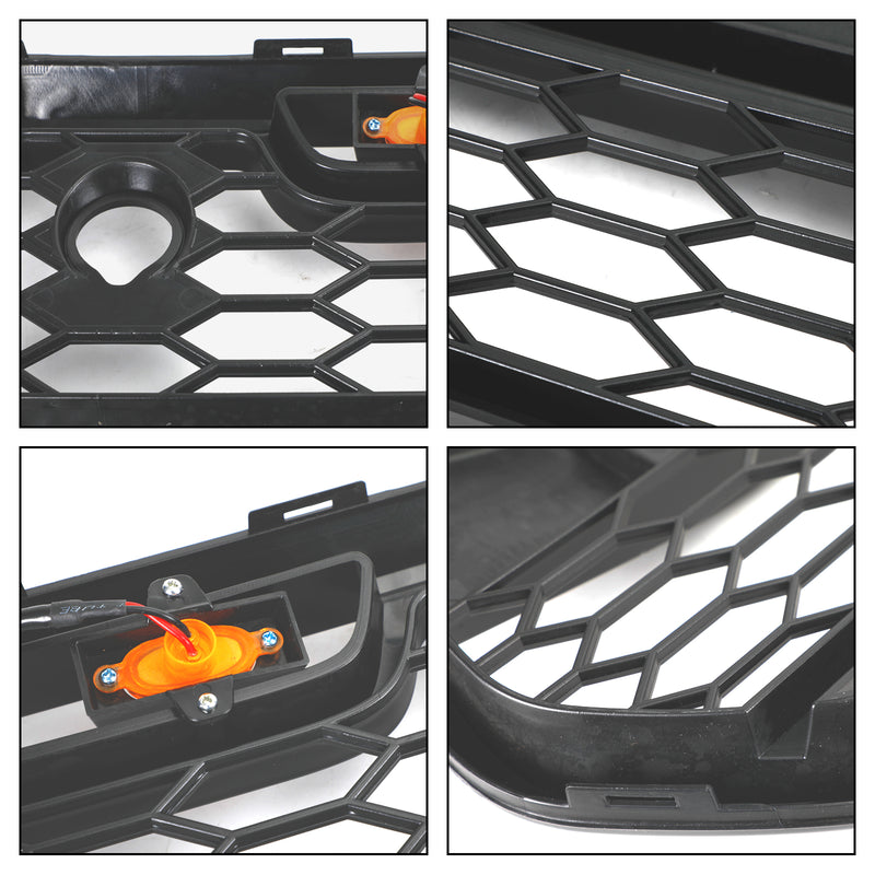 Mattschwarzer Kühlergrill vorne mit LED Passend für Ford Transit MK8 2015-2018 Raptor