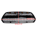 Glanssvart radiatorgrill for Ford Transit MK8 2015-2018 Raptor-stil med LED-belysning