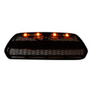 Glanssvart radiatorgrill for Ford Transit MK8 2015-2018 Raptor-stil med LED-belysning