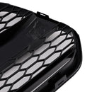 Glanssvart radiatorgrill for Ford Transit MK8 2015-2018 Raptor-stil med LED-belysning
