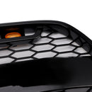 Glanssvart radiatorgrill for Ford Transit MK8 2015-2018 Raptor-stil med LED-belysning