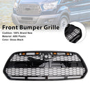 2015-2018 Ford Transit MK8 Kühlergrill Raptor-Style mit LED Glanzschwarz