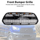 2015-2018 Ford Transit MK8 Kühlergrill Raptor-Style mit LED Glanzschwarz