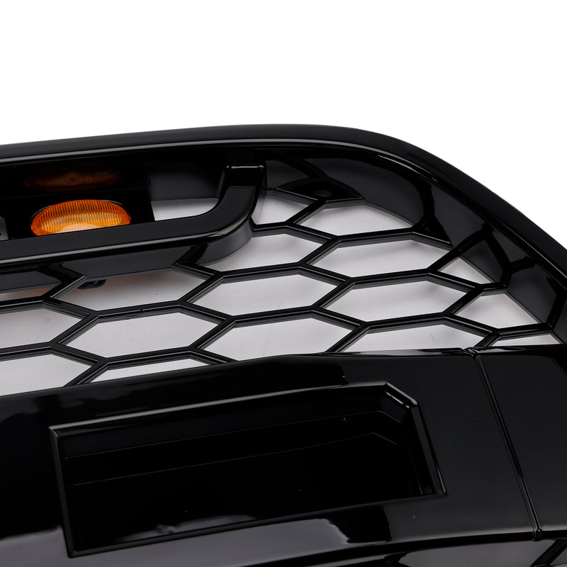 2015-2018 Ford Transit MK8 Kühlergrill Raptor-Style mit LED Glanzschwarz