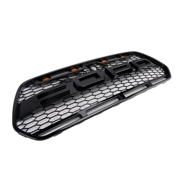 2015-2018 Ford Transit MK8 Kühlergrill Raptor-Style mit LED Glanzschwarz