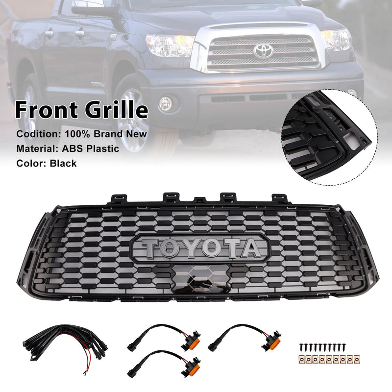 2010–2013 Toyota Tundra TRD PRO schwarz Waben Front Bumper Grill Grille