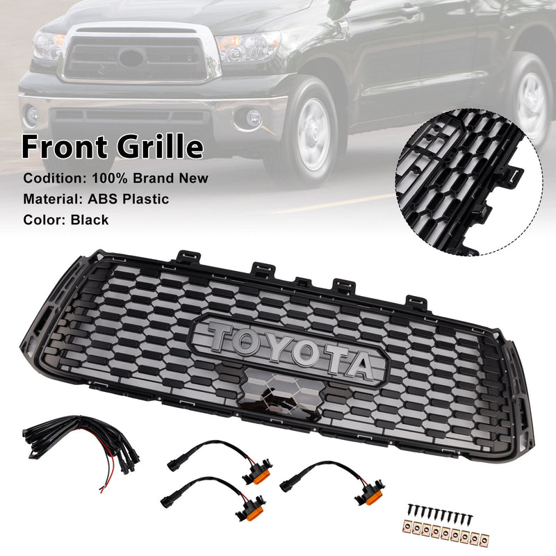 2010–2013 Toyota Tundra TRD PRO schwarz Waben Front Bumper Grill Grille
