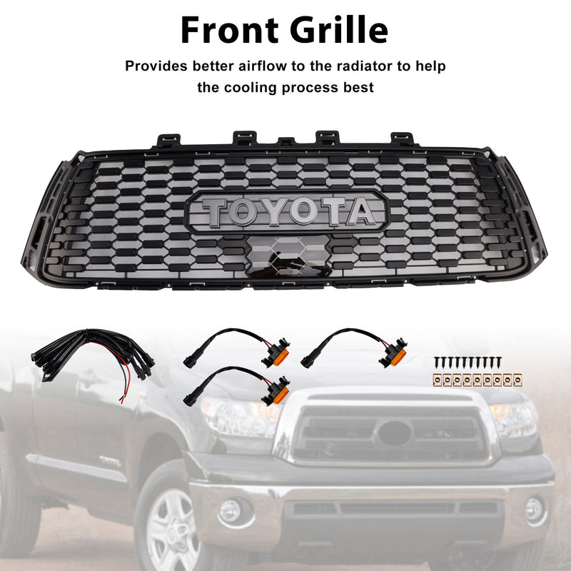2010–2013 Toyota Tundra TRD PRO schwarz Waben Front Bumper Grill Grille
