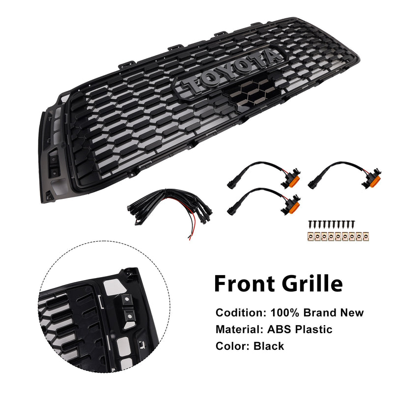 2010–2013 Toyota Tundra TRD PRO schwarz Waben Front Bumper Grill Grille