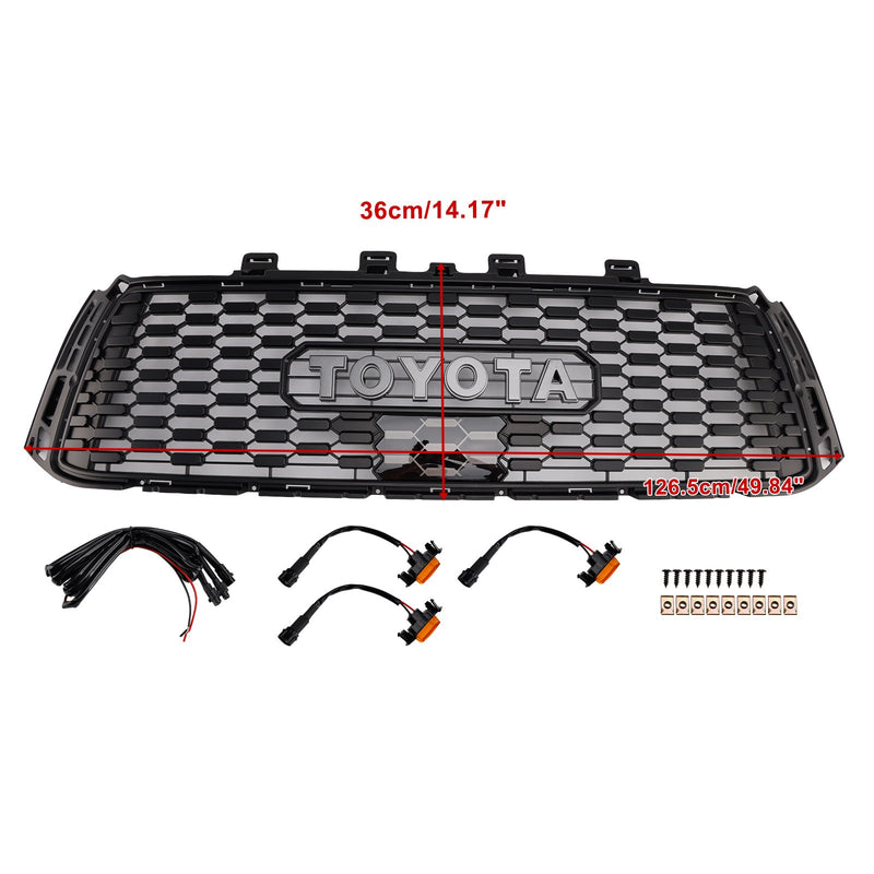 2010–2013 Toyota Tundra TRD PRO schwarz Waben Front Bumper Grill Grille