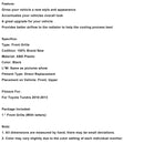 2010–2013 Toyota Tundra TRD PRO schwarz Waben Front Bumper Grill Grille