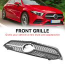 2019-2023 Benz A luokkaW177 Diamond etupuskurin säleikkö Musta